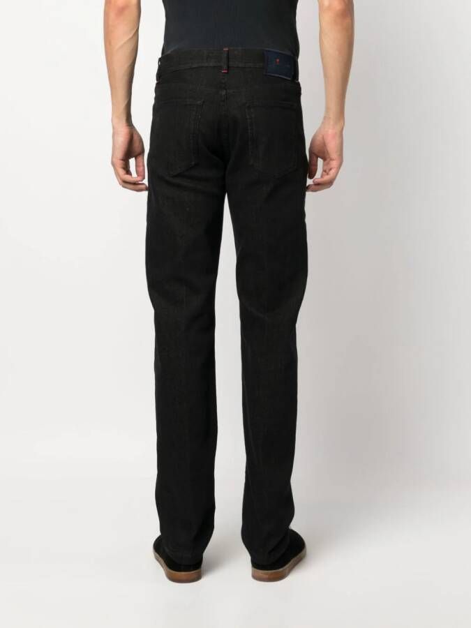 Kiton Slim-fit broek Blauw