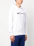 Kiton Hoodie met logoprint Wit - Thumbnail 3