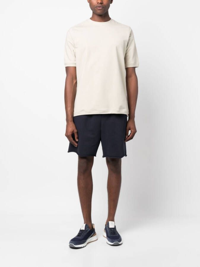 Kiton Katoenen T-shirt Beige