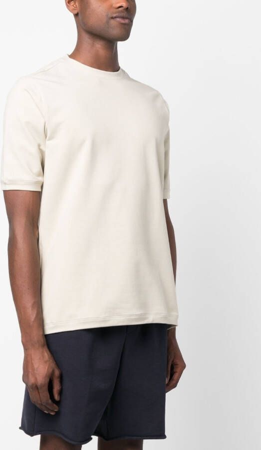 Kiton Katoenen T-shirt Beige