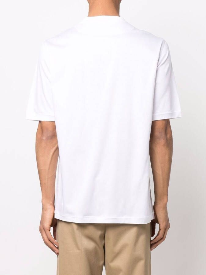 Kiton Katoenen T-shirt Wit