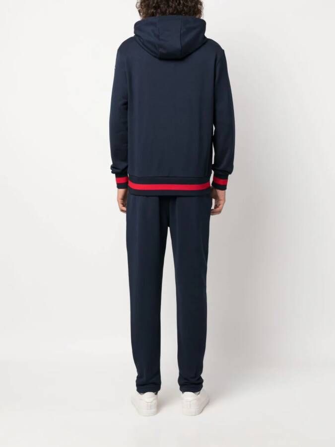 Kiton Trainingspak met geborduurd logo Blauw