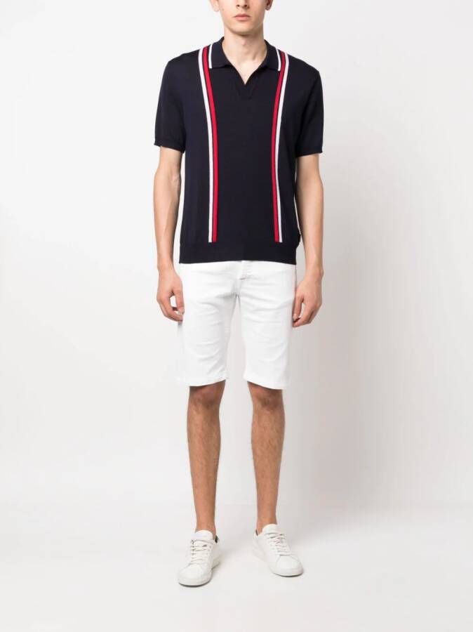 Kiton Denim shorts Wit