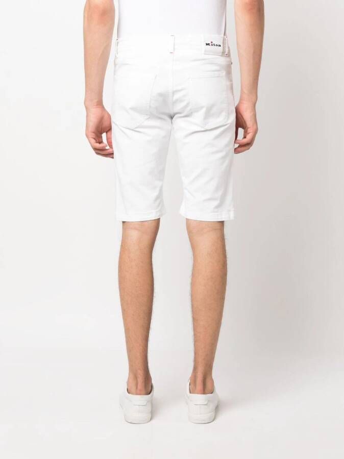 Kiton Denim shorts Wit