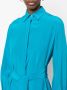 Kiton Midi-jurk met strik Blauw - Thumbnail 5