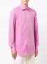 Kiton Overhemd met puntkraag Roze - Thumbnail 3