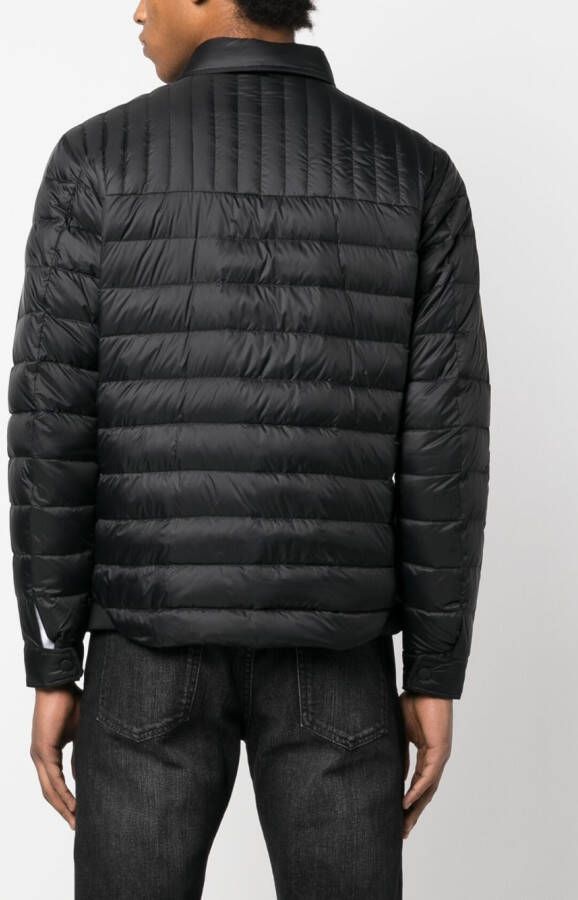 Kiton Gewatteerd jack Zwart