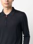 Kiton Poloshirt met rits Blauw - Thumbnail 5