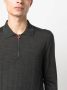 Kiton Poloshirt met rits Grijs - Thumbnail 5
