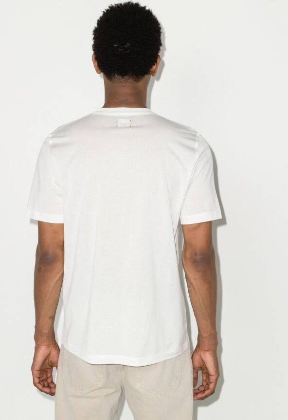 Kiton T-shirt met logoprint Wit