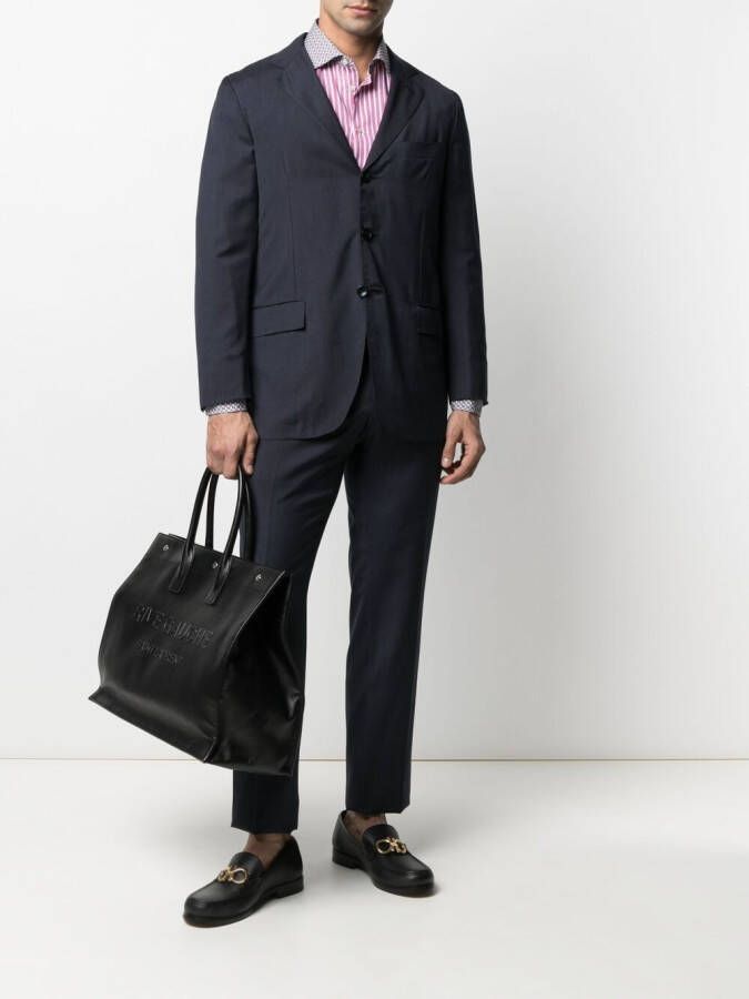 Kiton Tweedelig pak Blauw
