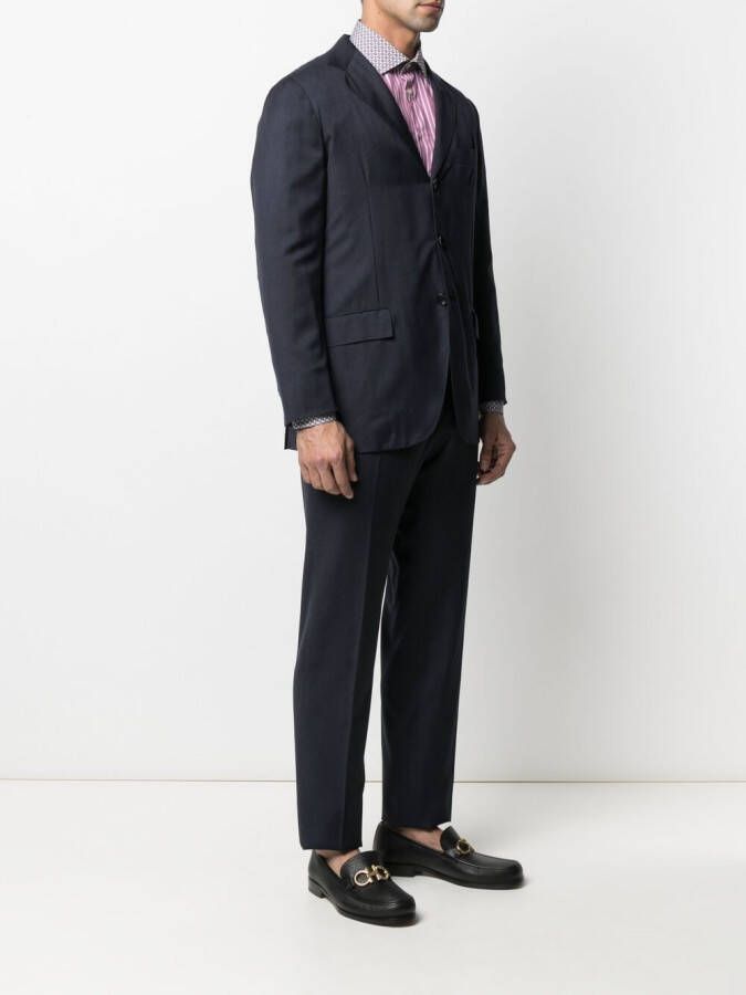 Kiton Tweedelig pak Blauw
