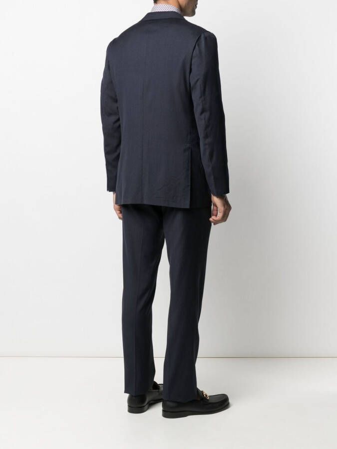 Kiton Tweedelig pak Blauw