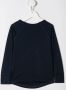 Knot Fijngebreid T-shirt Blauw - Thumbnail 2