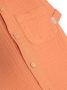 Knot Overhemd met korte mouwen Oranje - Thumbnail 3