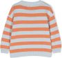 Knot Gestreepte sweater Oranje - Thumbnail 2