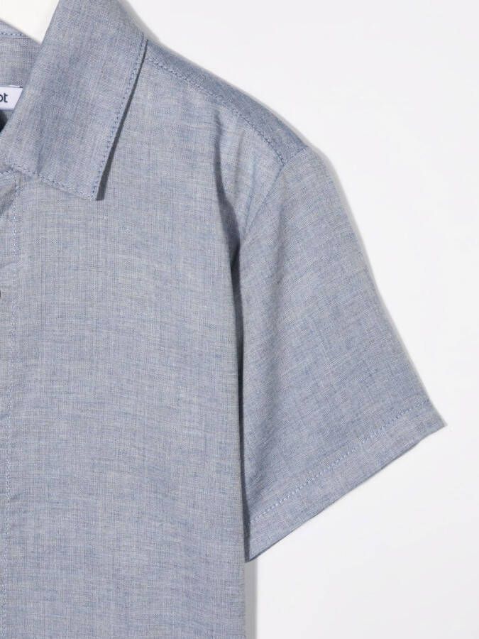 Knot Shirt met korte mouwen Blauw