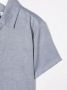 Knot Shirt met korte mouwen Blauw - Thumbnail 3