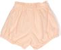 Knot Shorts met elastische tailleband Oranje - Thumbnail 2