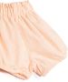 Knot Shorts met elastische tailleband Oranje - Thumbnail 3