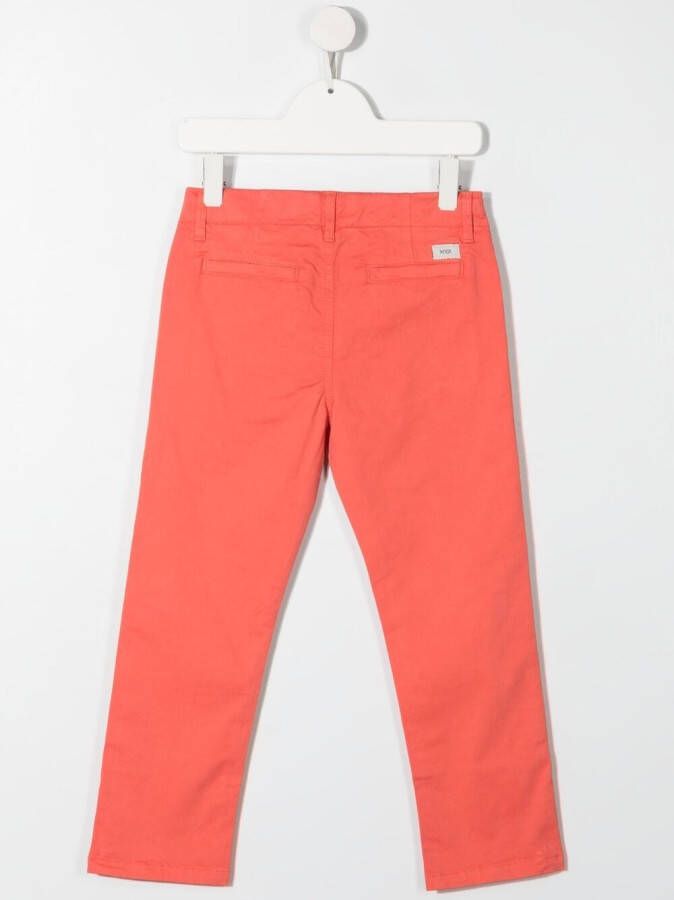 Knot Slim-fit chino Roze