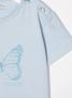 Knot T-shirt met print Blauw - Thumbnail 3