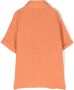Knot Shirt met korte mouwen Oranje - Thumbnail 2