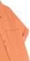 Knot Shirt met korte mouwen Oranje - Thumbnail 3