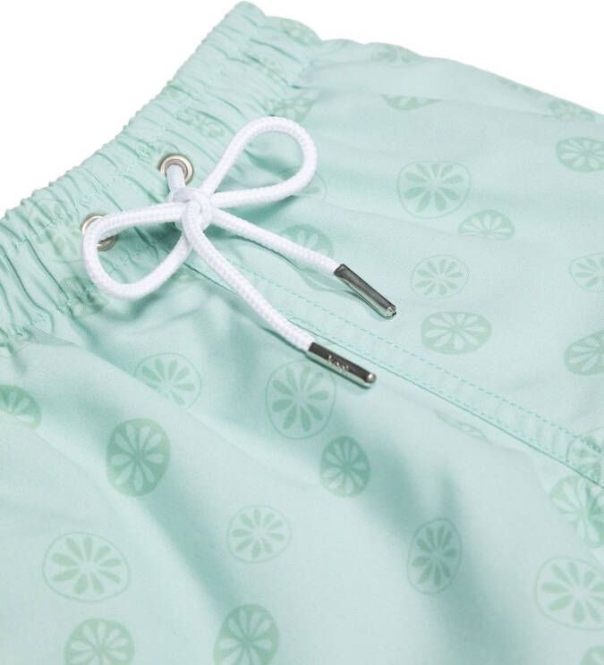 Knot Parker zwembroek met trekkoord Groen