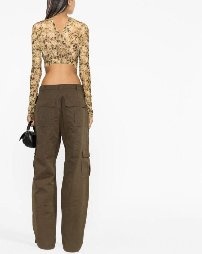 KNWLS Top met print Geel
