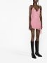 KNWLS Mini-jurk met V-hals Roze - Thumbnail 3