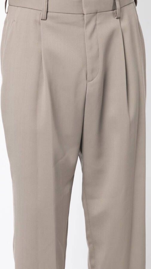 Kolor Broek met toelopende pijpen Grijs