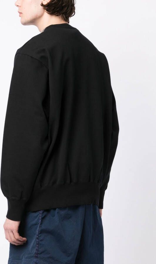 Kolor Sweater met print Zwart