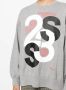 Kolor Sweater met logoprint Grijs - Thumbnail 5