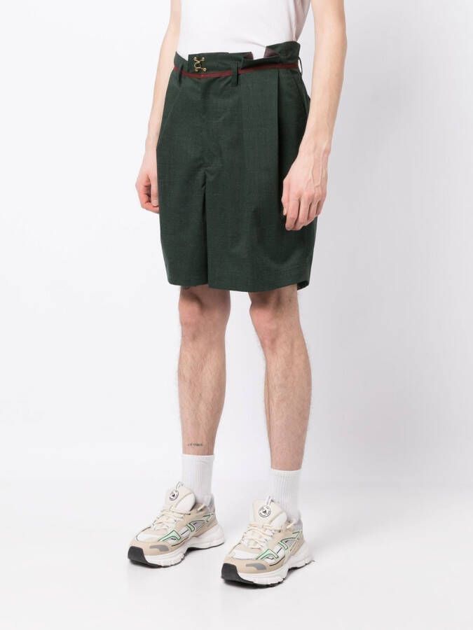 Kolor Ruimvallende shorts Groen