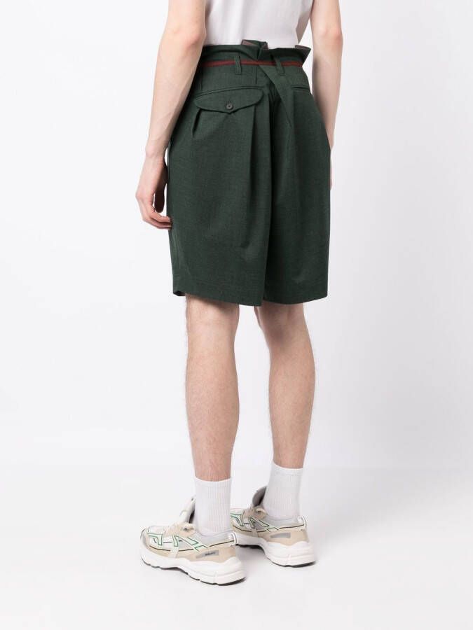 Kolor Ruimvallende shorts Groen