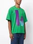 Kolor T-shirt met logoprint Groen - Thumbnail 3