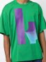 Kolor T-shirt met logoprint Groen - Thumbnail 5