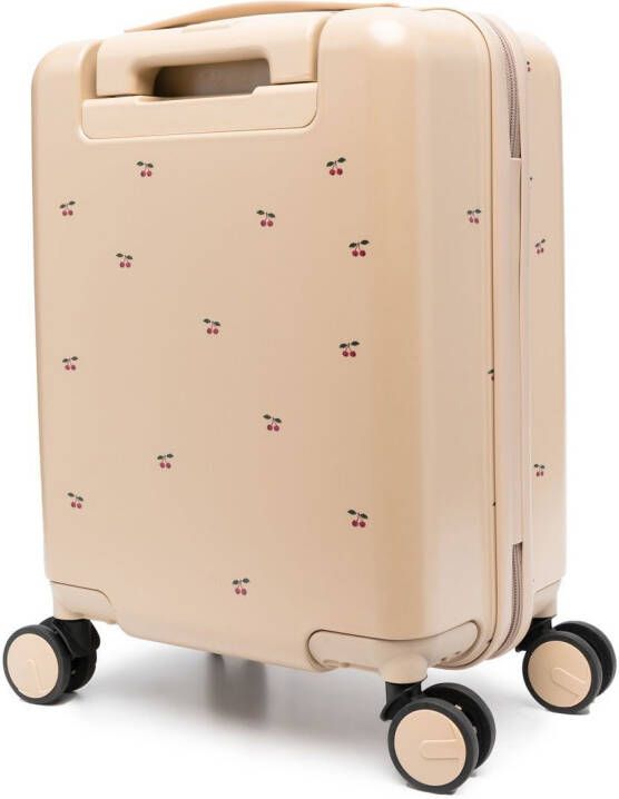 Konges Sløjd Koffer met kersenprint Beige