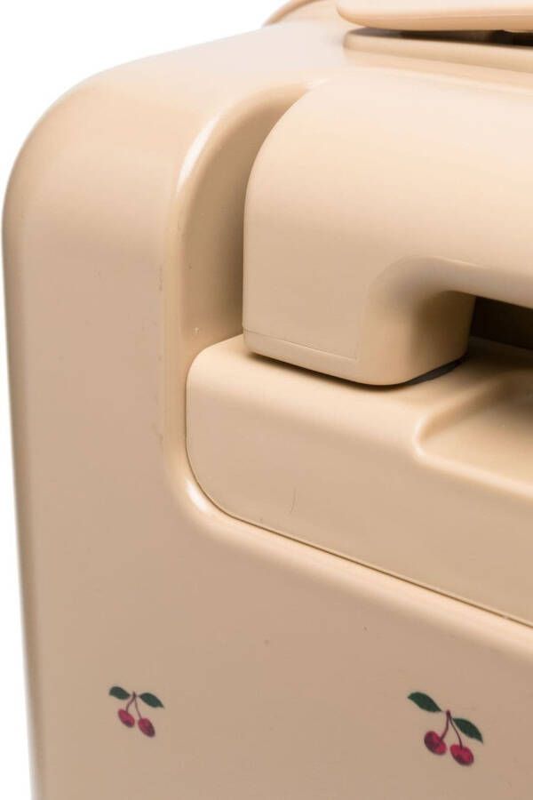 Konges Sløjd Koffer met kersenprint Beige
