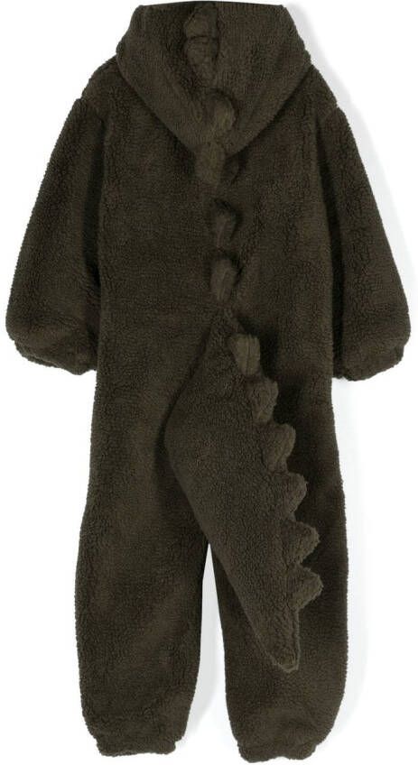 Konges Sløjd Onesie van imitatiebont Groen