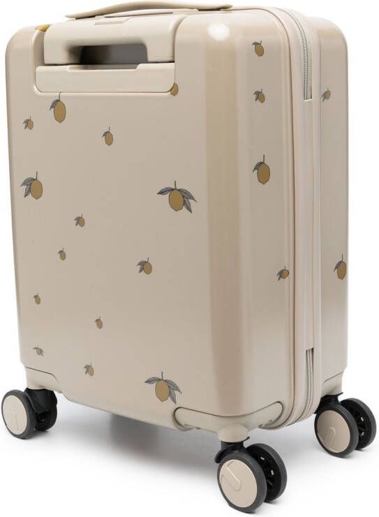 Konges Sløjd Koffer met citroenprint Beige