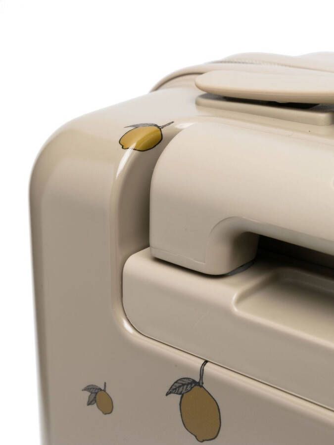 Konges Sløjd Koffer met citroenprint Beige