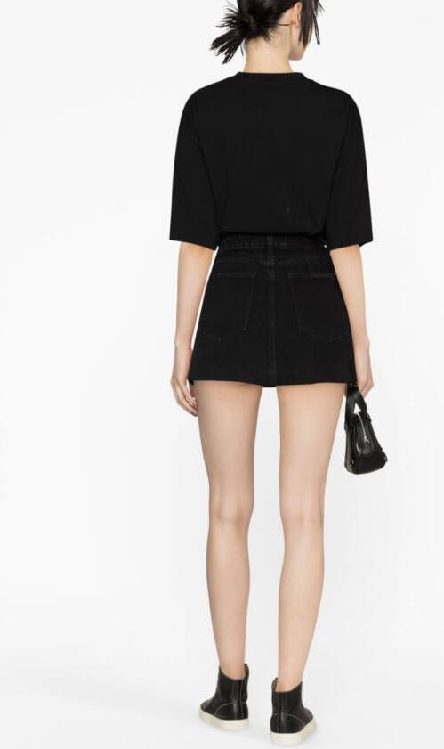 Ksubi Denim mini-rok Zwart
