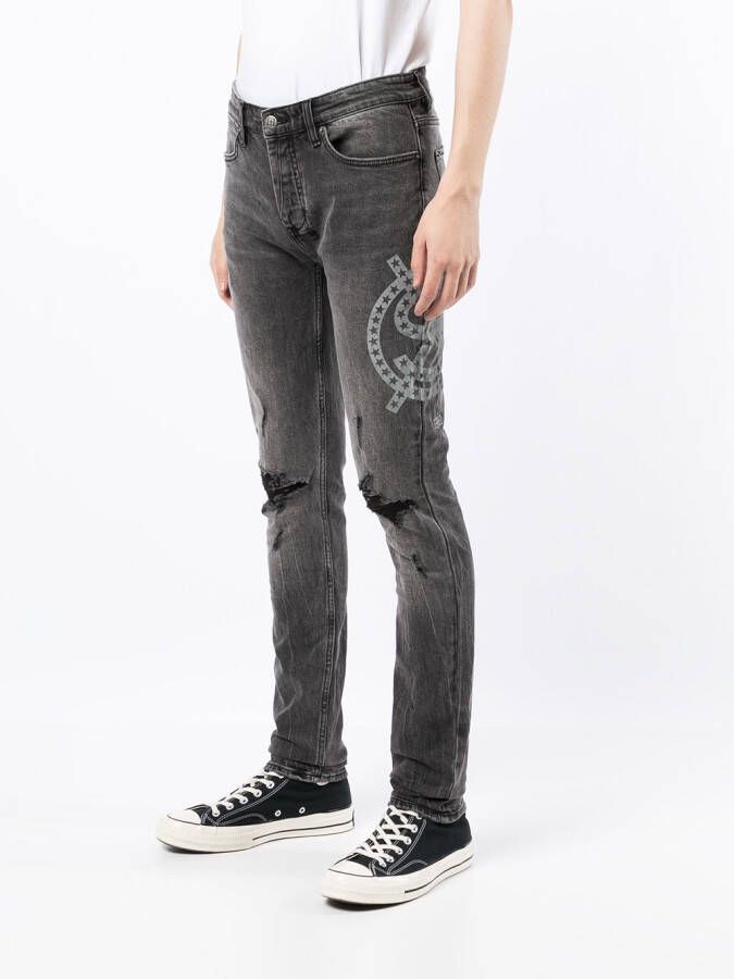 Ksubi Jeans met print Zwart