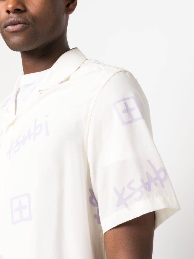 Ksubi Overhemd met print Wit