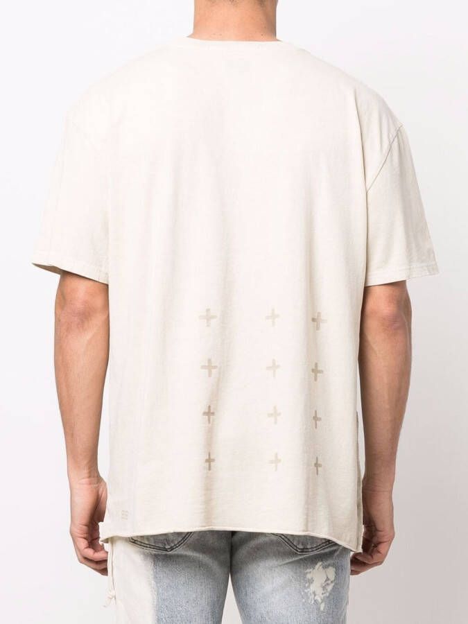 Ksubi Katoenen T-shirt Beige