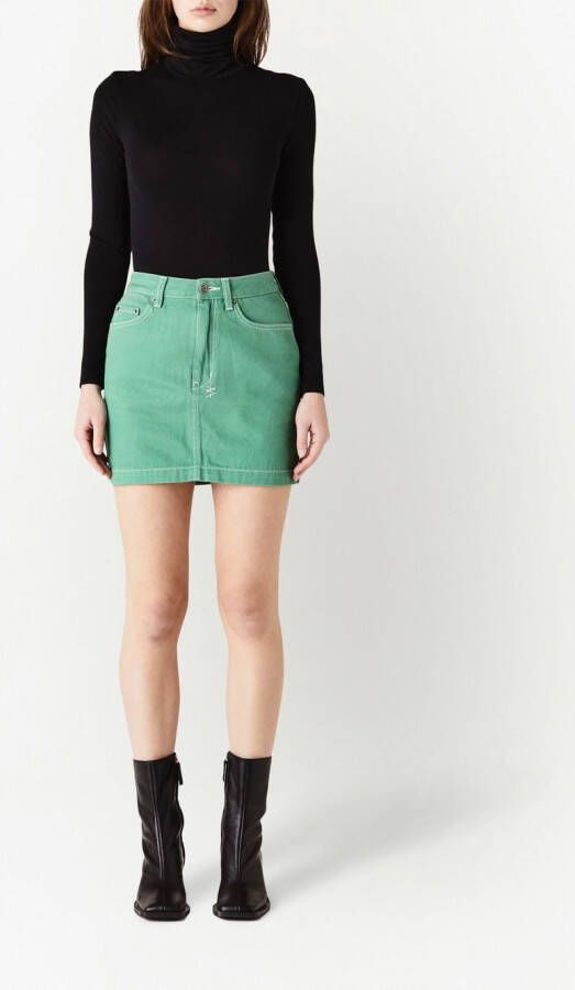 Ksubi Mini-rok met vijf zakken Groen