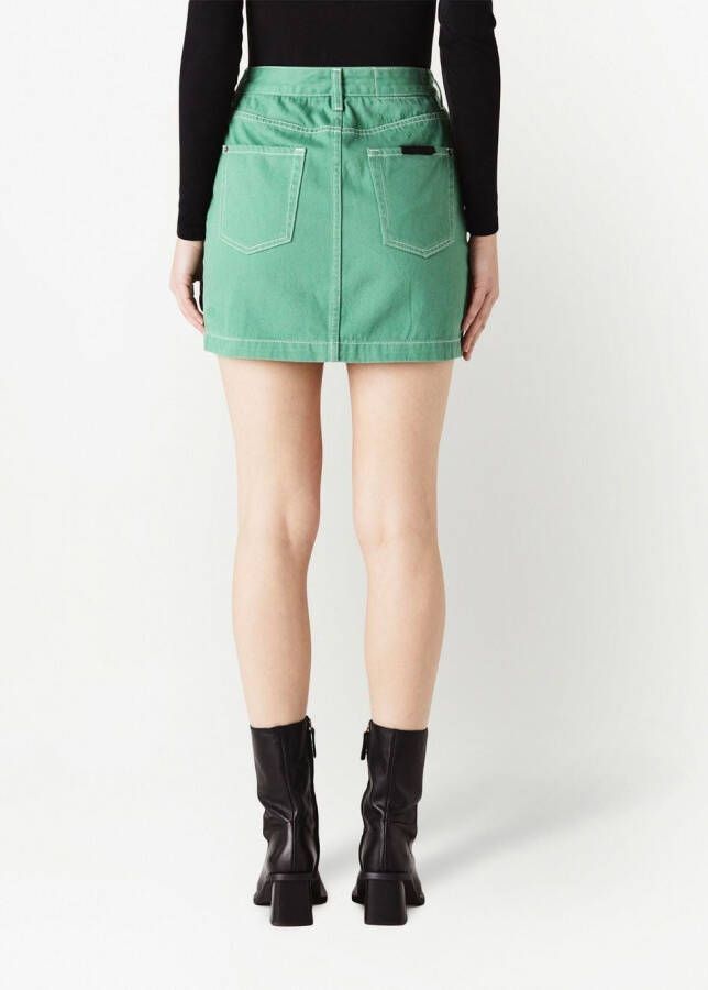 Ksubi Mini-rok met vijf zakken Groen