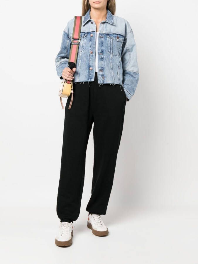 Ksubi Pantalon met elastische taille Zwart